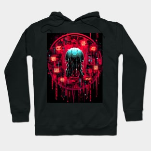 Qualle -cybertechno Hoodie